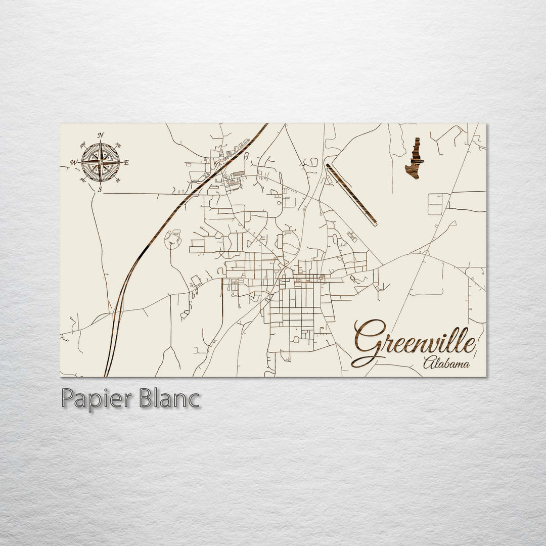 Greenville, Alabama Street Map