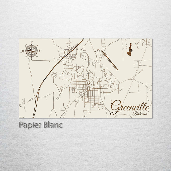 Greenville, Alabama Street Map