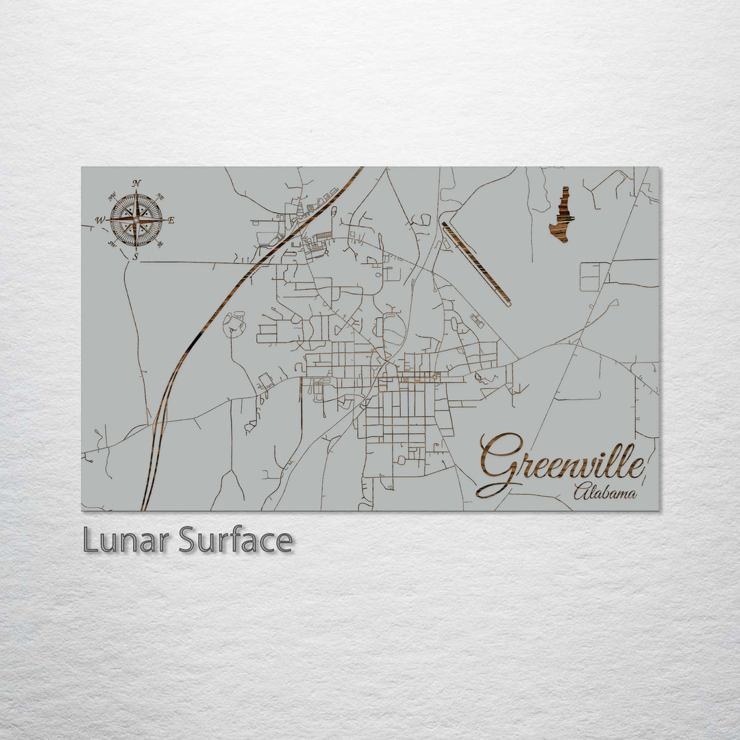 Greenville, Alabama Street Map