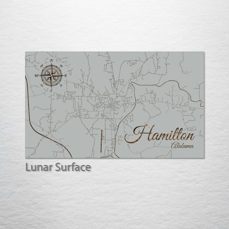 Hamilton, Alabama Street Map