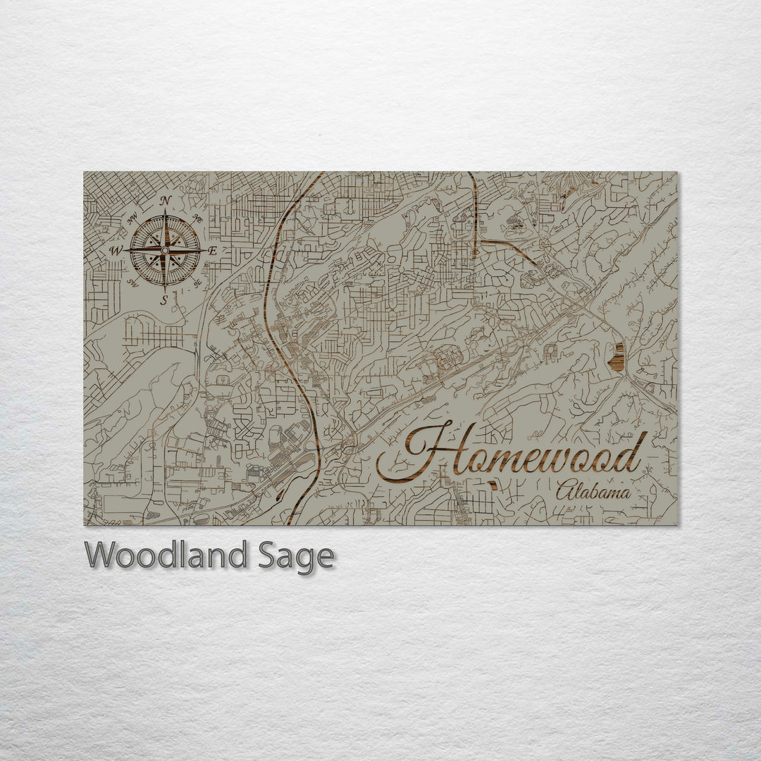 Homewood, Alabama Street Map