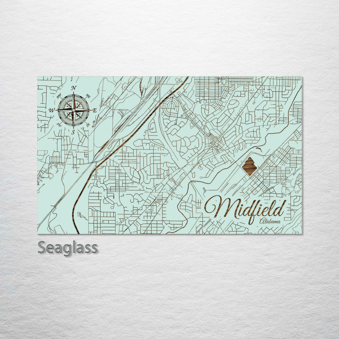 Midfield Al Midfield, Alabama Street Map