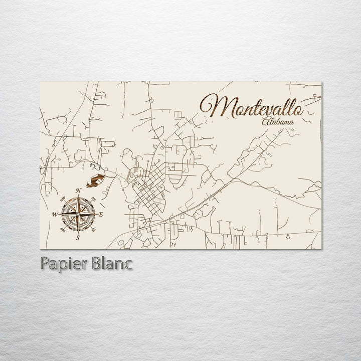 Montevallo, Alabama Street Map