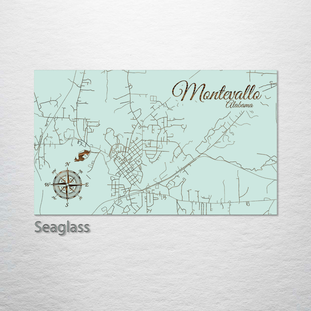 Montevallo, Alabama Street Map