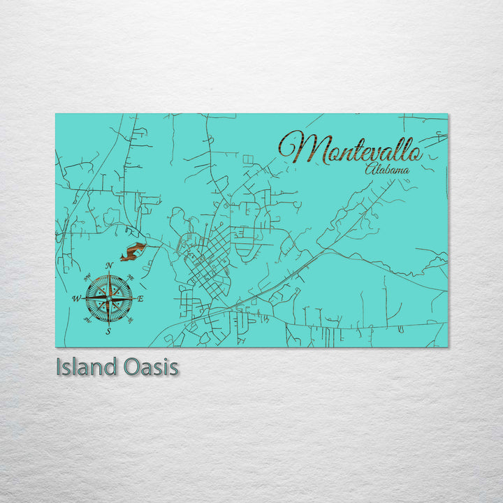 Montevallo, Alabama Street Map