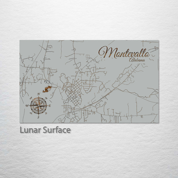 Montevallo, Alabama Street Map