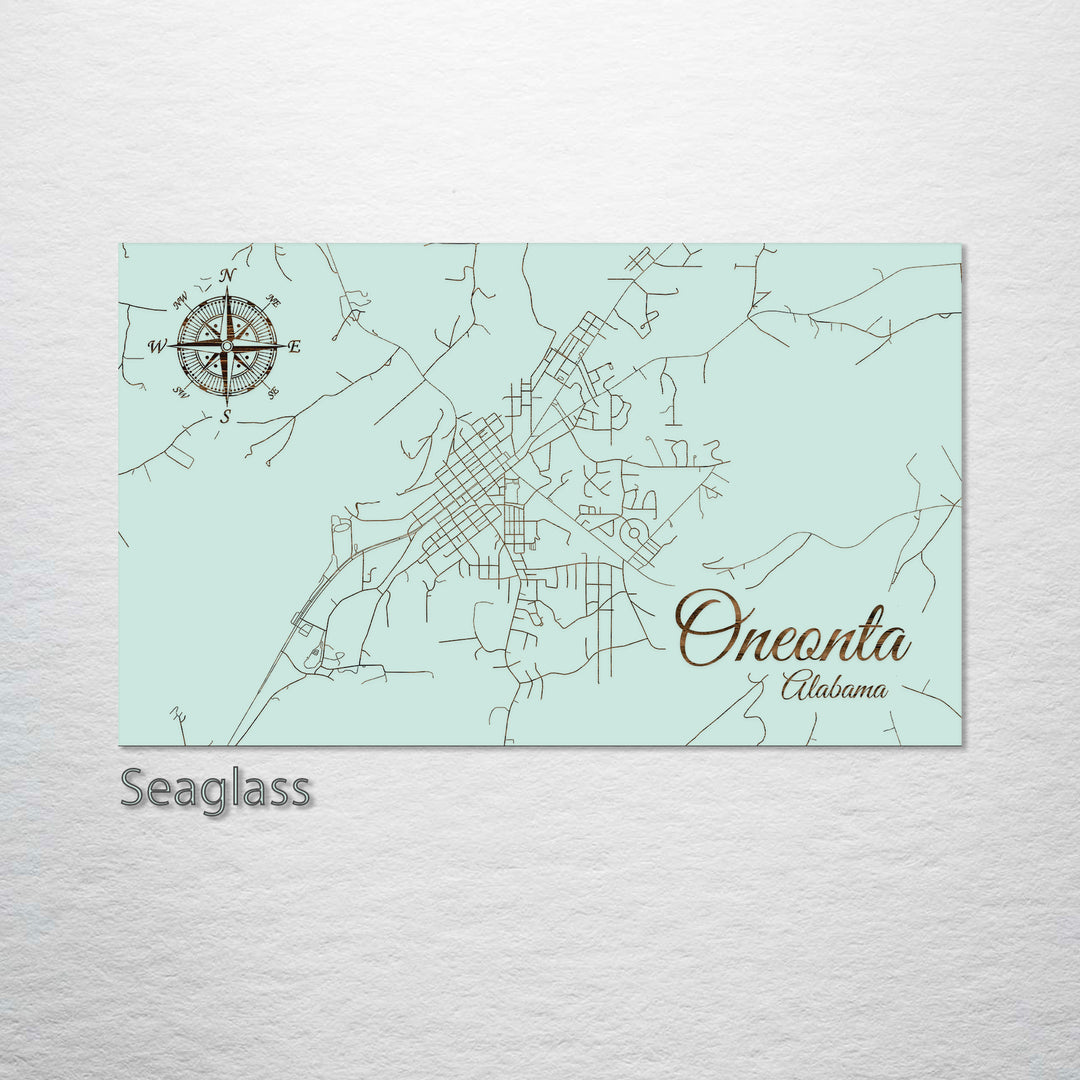 Oneonta, Alabama Street Map