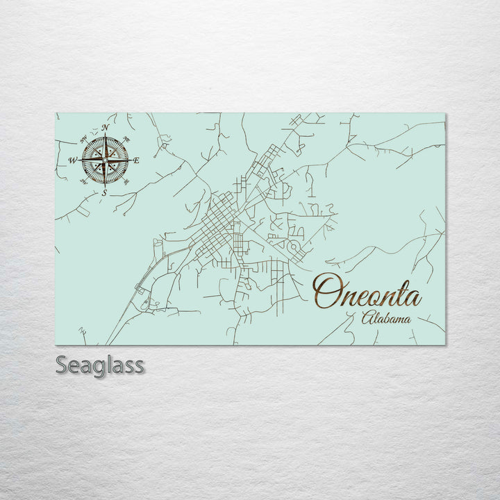 Oneonta, Alabama Street Map