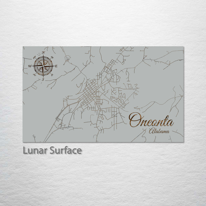 Oneonta, Alabama Street Map