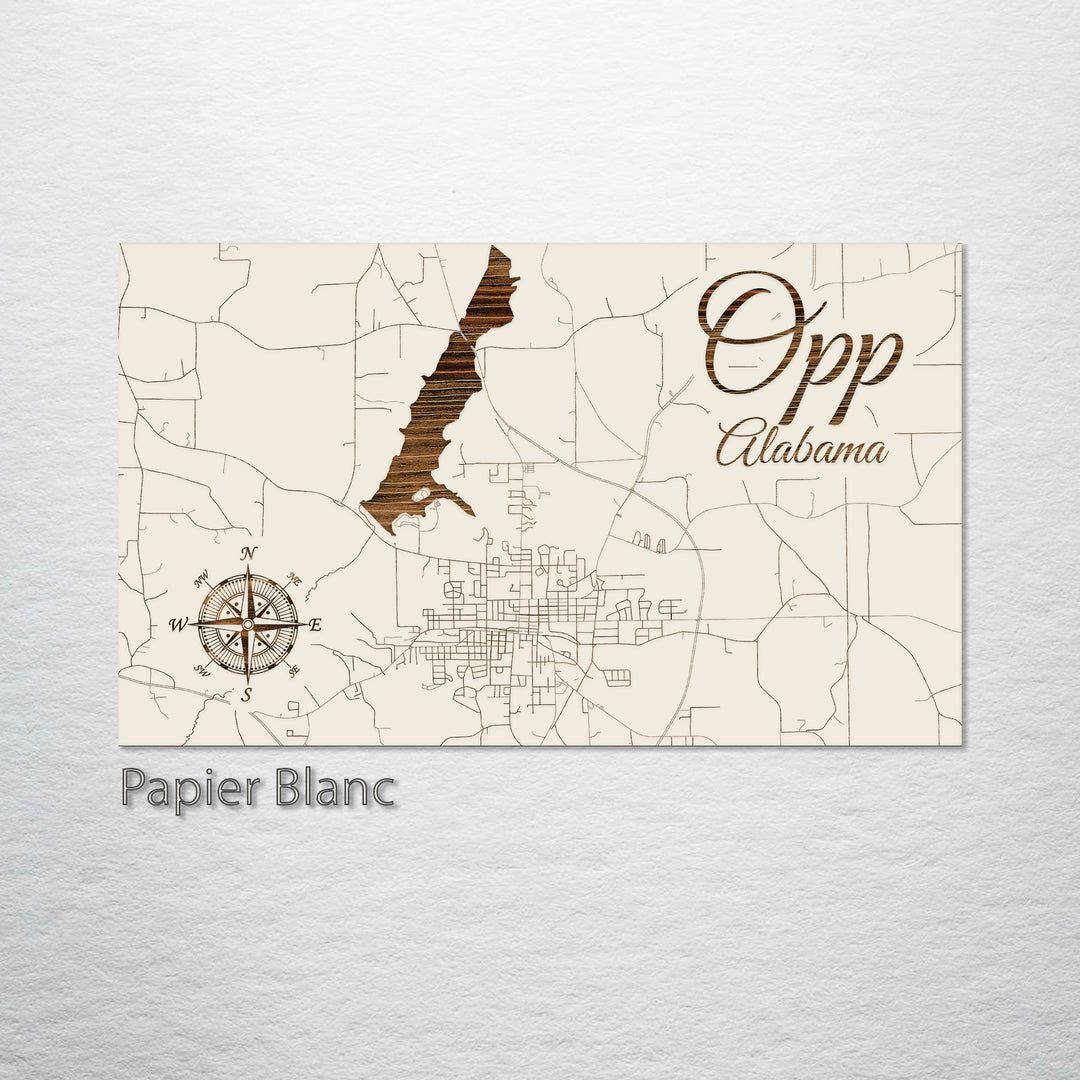 Opp, Alabama Street Map