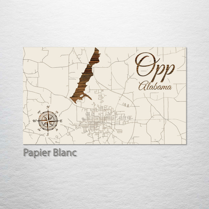 Opp, Alabama Street Map