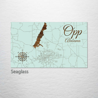 Opp, Alabama Street Map