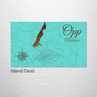 Opp, Alabama Street Map