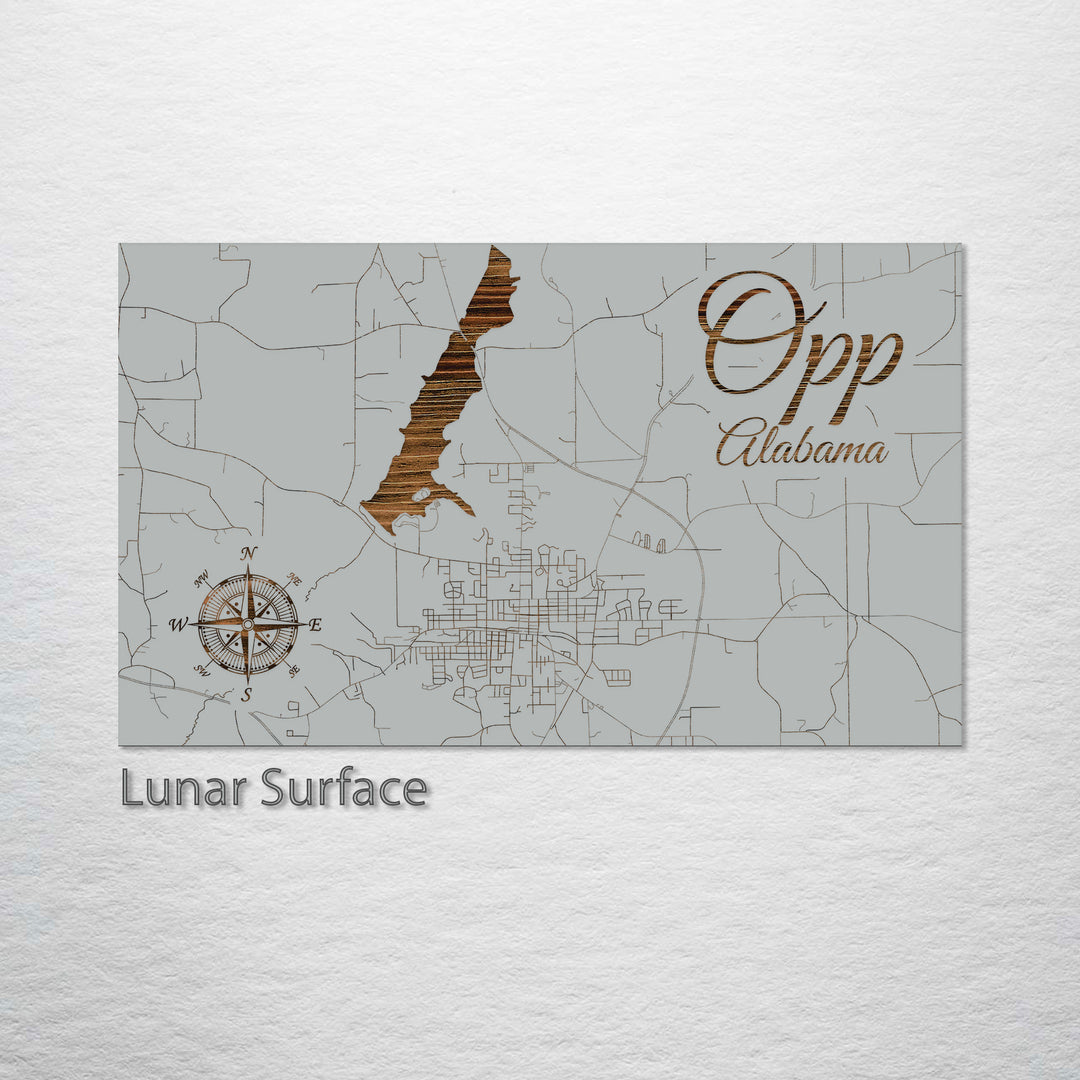 Opp, Alabama Street Map