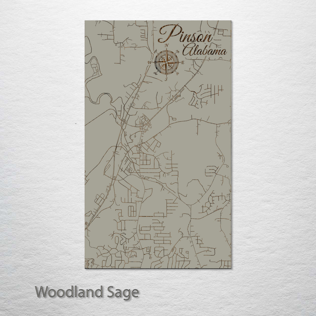 Pinson, Alabama Street Map