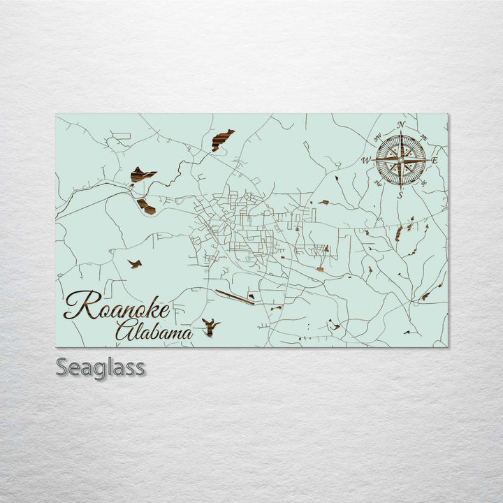 Roanoke, Alabama Street Map