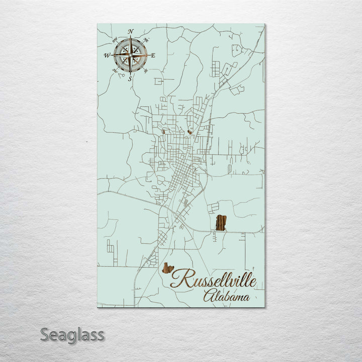 Russellville, Alabama Street Map