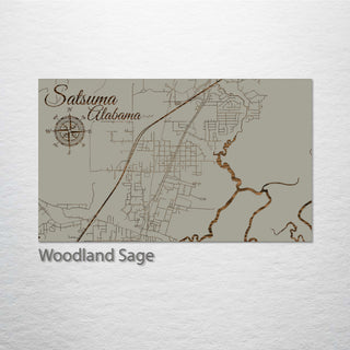 Satsuma, Alabama Street Map