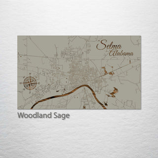 Selma, Alabama Street Map