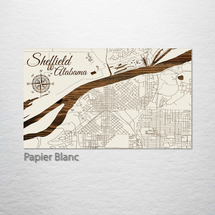 Sheffield, Alabama Street Map