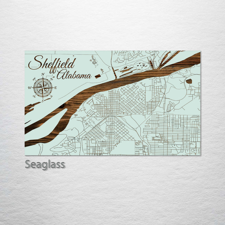 Sheffield, Alabama Street Map