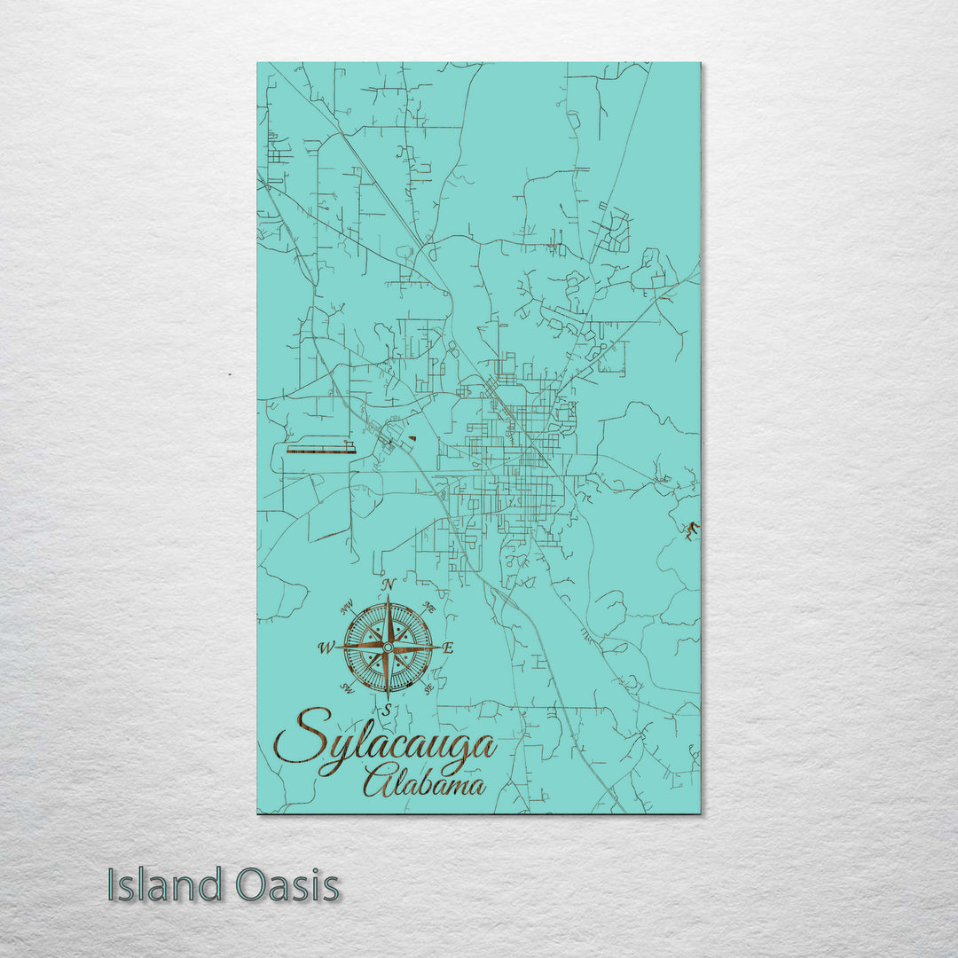 Sylacauga, Alabama Street Map