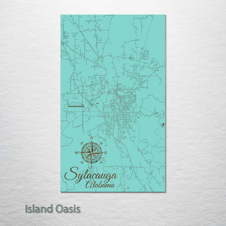 Sylacauga, Alabama Street Map