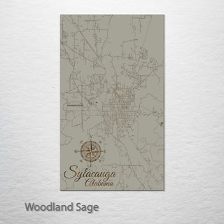 Sylacauga, Alabama Street Map
