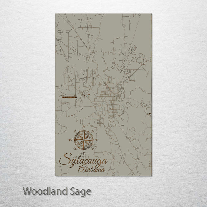 Sylacauga, Alabama Street Map