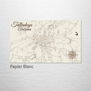 Talladega, Alabama Street Map