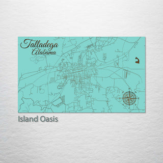 Talladega, Alabama Street Map