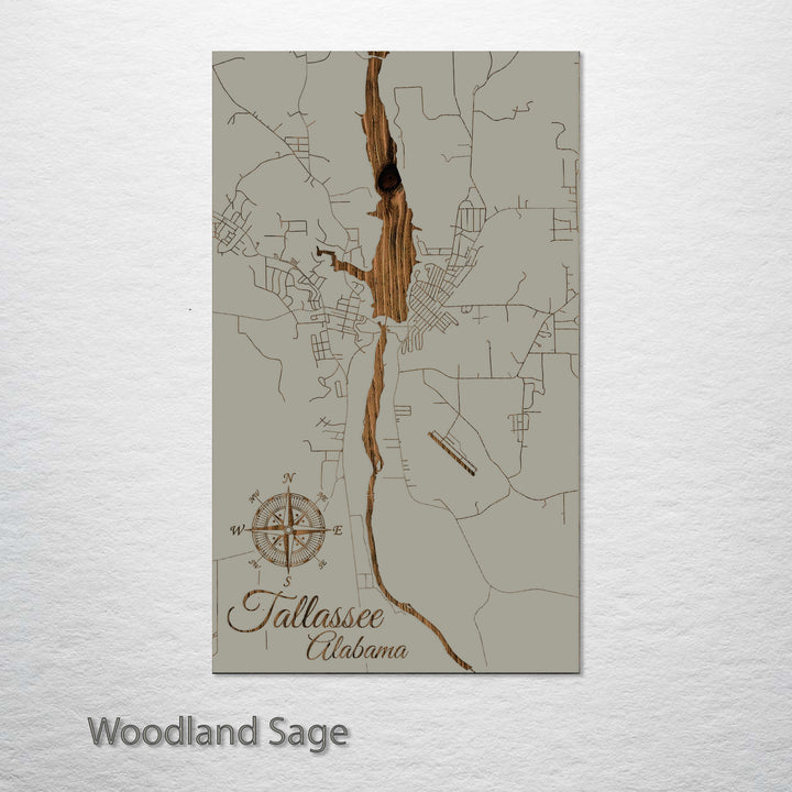 Tallassee, Alabama Street Map