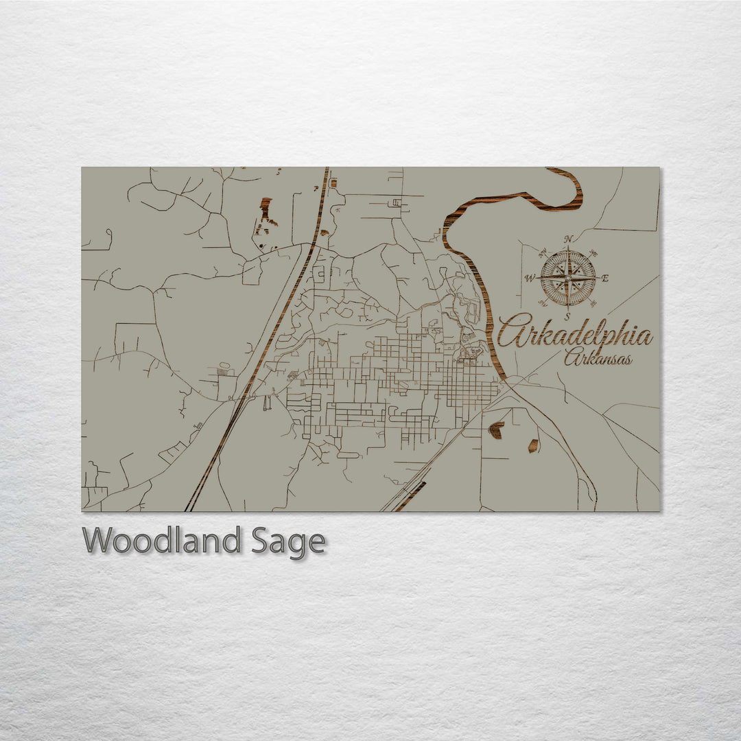 Arkadelphia, Arkansas Street Map