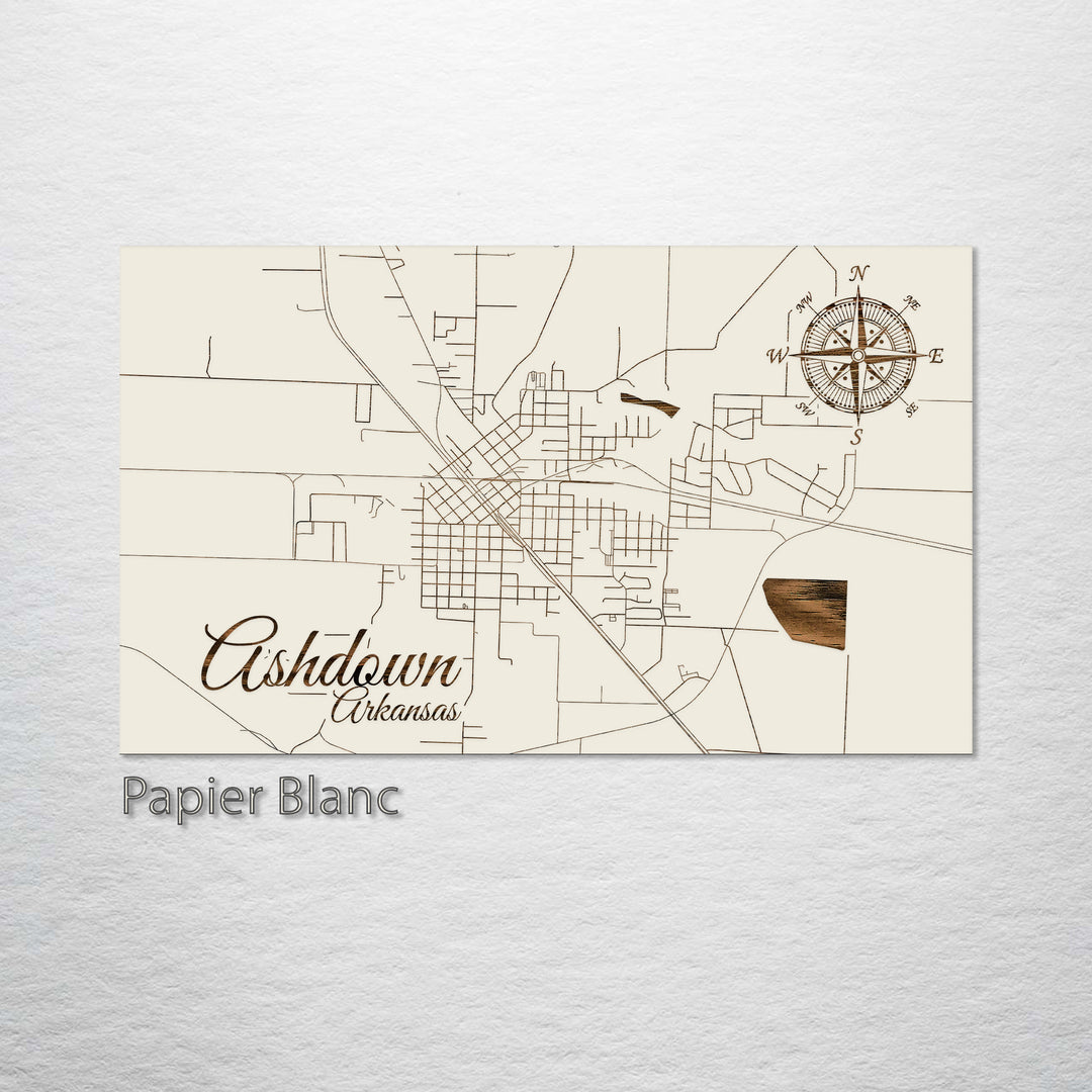 Ashdown, Arkansas Street Map