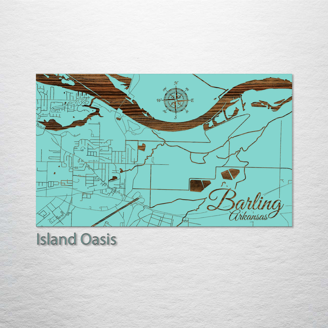 Barling, Arkansas Street Map