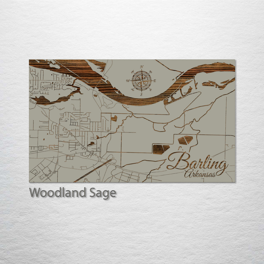 Barling, Arkansas Street Map