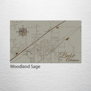 Beebe, Arkansas Street Map