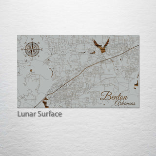 Benton, Arkansas Street Map