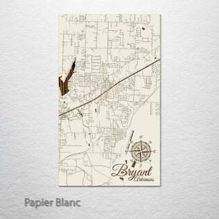 Bryant, Arkansas Street Map