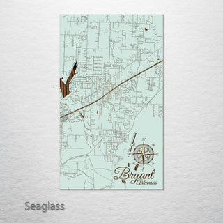 Bryant, Arkansas Street Map