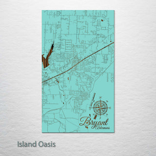 Bryant, Arkansas Street Map