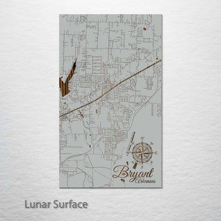 Bryant, Arkansas Street Map