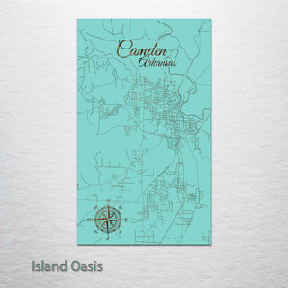Camden, Arkansas Street Map