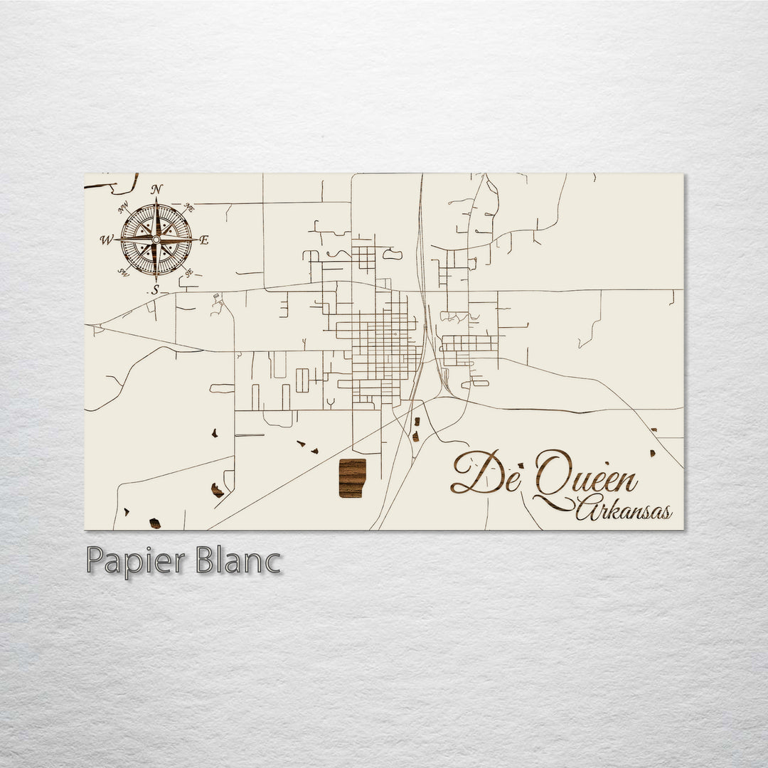 De Queen, Arkansas Street Map