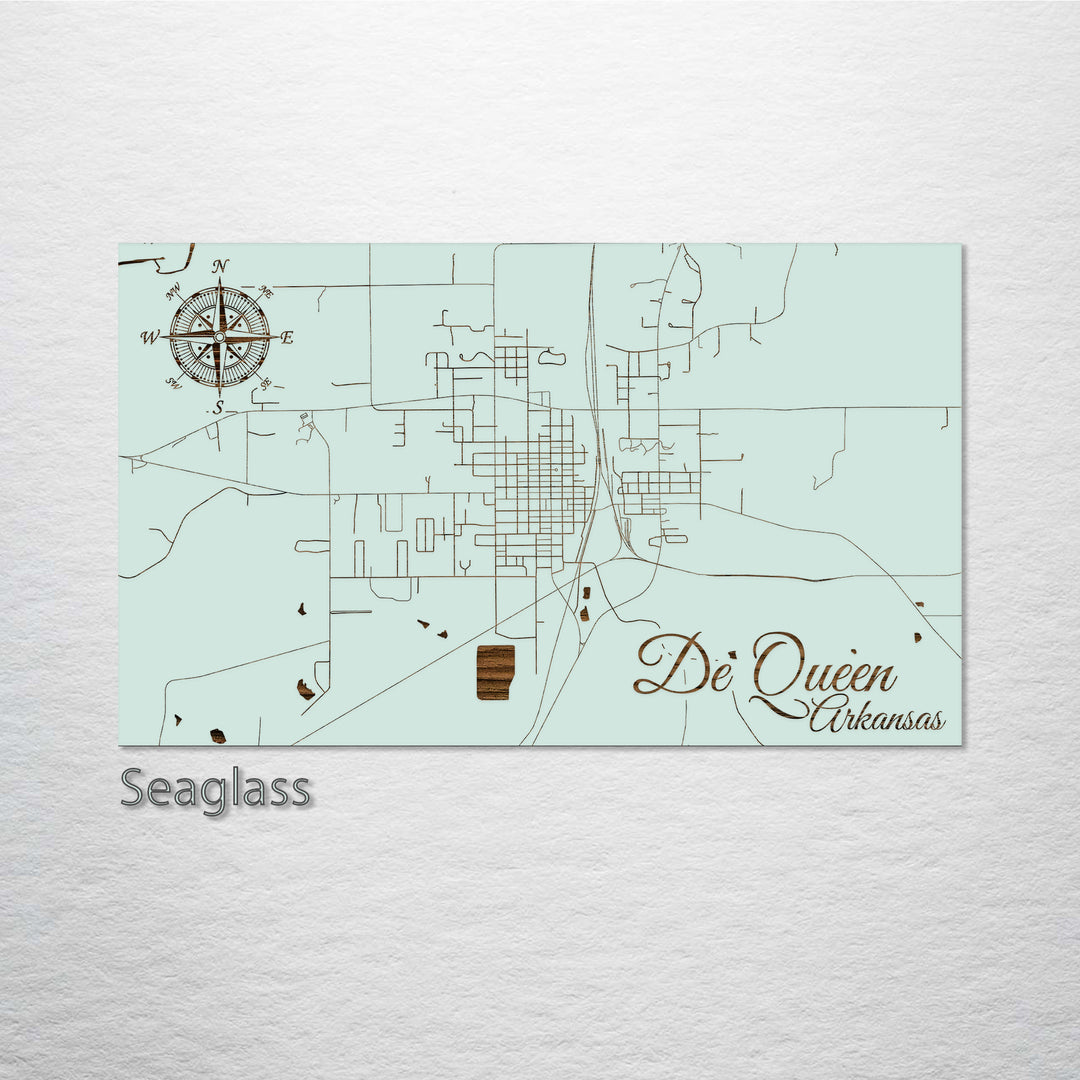 De Queen, Arkansas Street Map