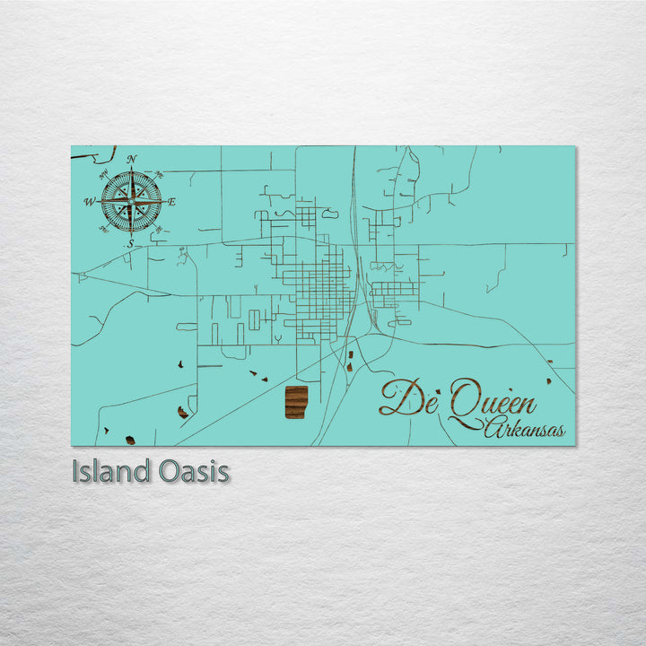 De Queen, Arkansas Street Map