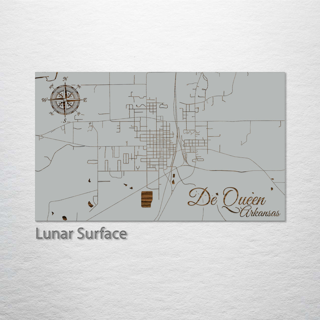 De Queen, Arkansas Street Map