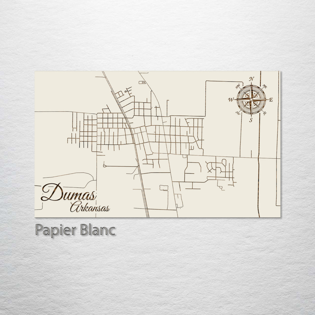 Dumas, Arkansas Street Map