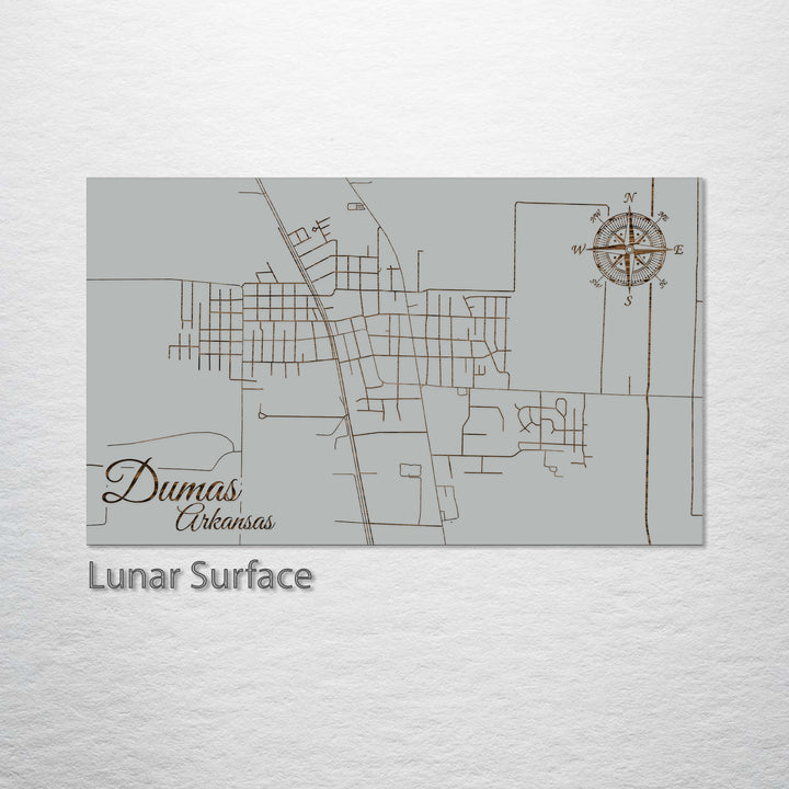 Dumas, Arkansas Street Map