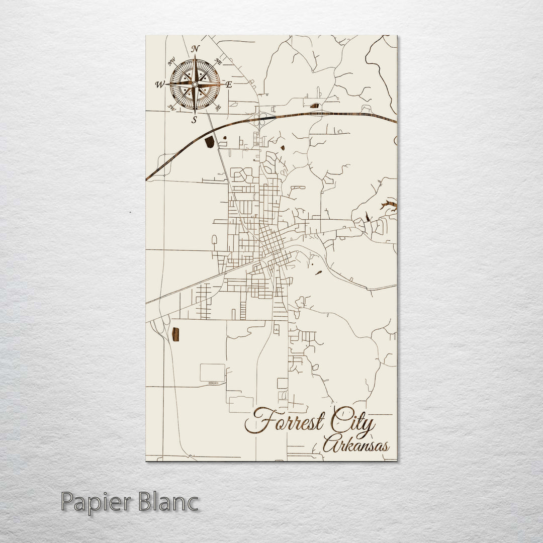 Forrest City, Arkansas Street Map